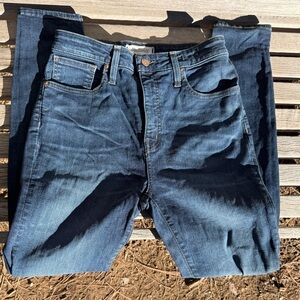 EUC Madewell High Rise Skinny Jeans, Size 28